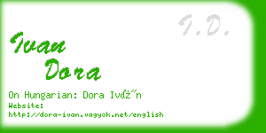 ivan dora business card